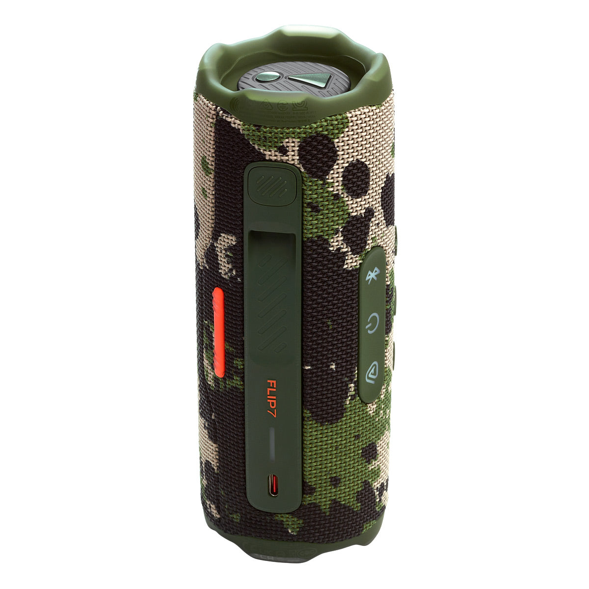 JBL Flip 7 Portable Bluetooth Speaker Bundle with Magnetic Mount (Squad)