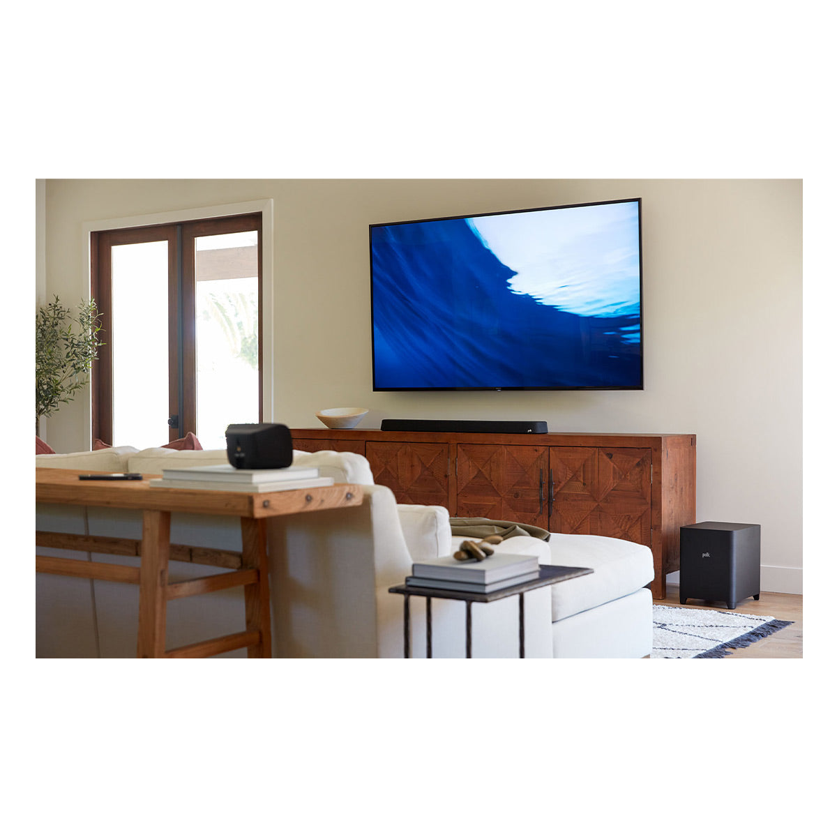 Polk Audio MagniFi Max AX SR 7.1.2 Channel Soundbar System with AudioQuest SKY 3m HDMI Cable