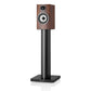 Bowers & Wilkins 707 S3 2-Way Bookshelf Speaker (Mocha) with FS-700 Floor Stand (Black) - Each