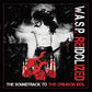 Black and white album cover featuring a shirtless figure with long hair, a red electric guitar, and 