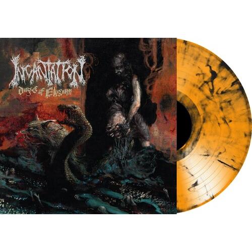Dirges of Elyzium (Orange / Black Marble Vinyl) - Limited Edition Vinyl LP (Orange/Black)
