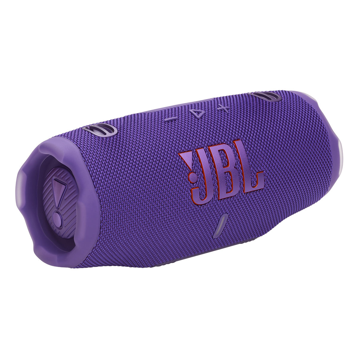 JBL Charge 6 Waterproof Portable Speaker Bundle with gSport Silicone Sleeve (Purple)