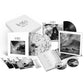 Allt Thetta Helvitis Myrkur (Hardcover Book) (White/Black Marble) - Vinyl LP (White/Black)