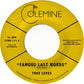 Famous Last Words - Vinyl LP
