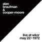 Black and white album cover with diagonal split and bold typography