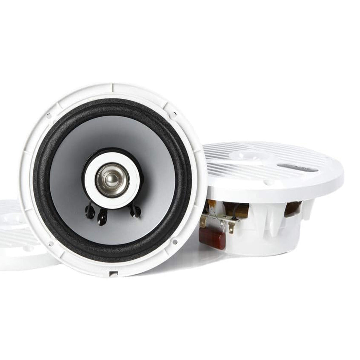 Alpine SPS-M601W 6.5" Coaxial 2-Way Marine Speakers - Pair (White)