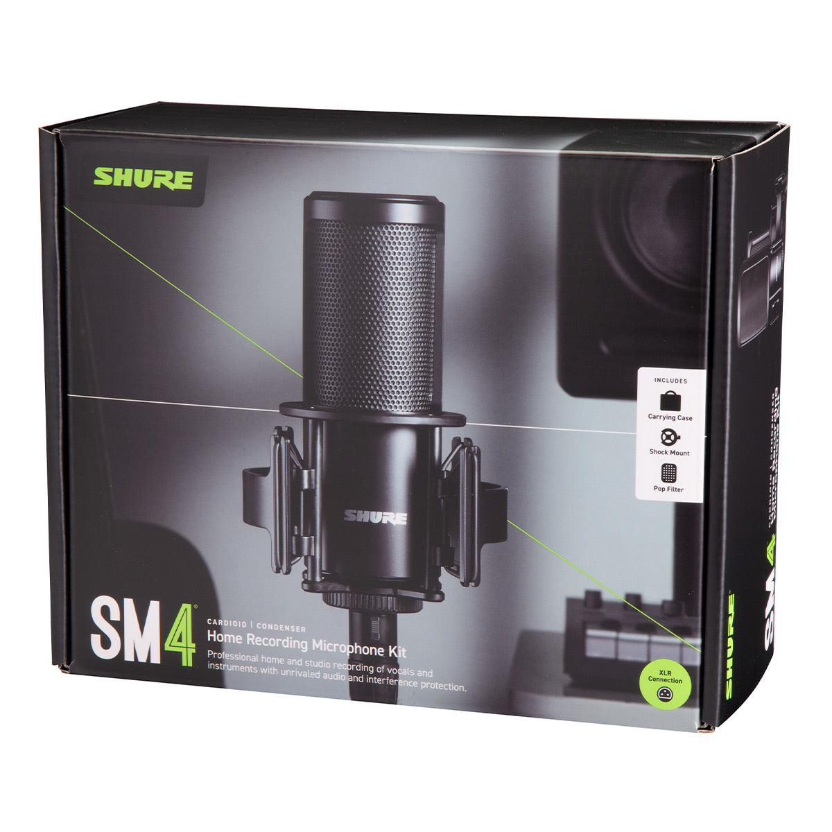 Shure SM4 Condenser Microphone Kit with Shock Mount & Carrying Case