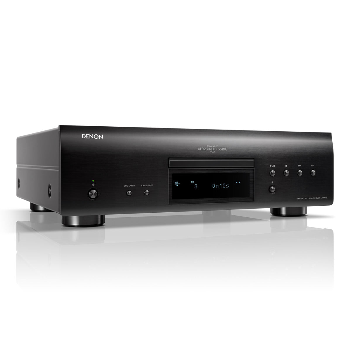 Denon PMA-1700NE 140W Integrated Amp & DCD-1700NE CD/SACD Player (Black)