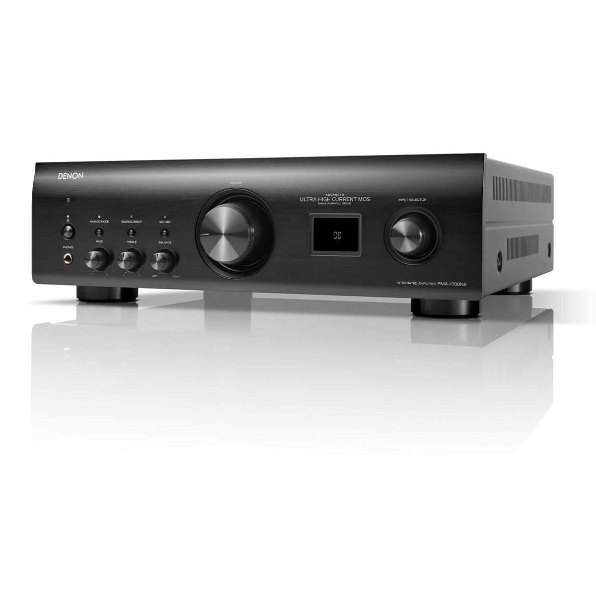Denon PMA-1700NE Integrated Amplifier with 140W Power per Channel (Black)
