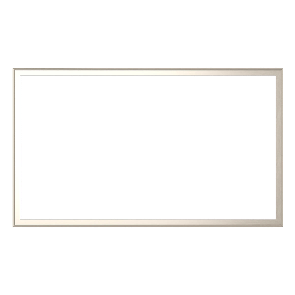 Deco TV Frames 43" Customizable Alloy Scoop Frame for Samsung The Frame TV 2021-2024 (German Silver)