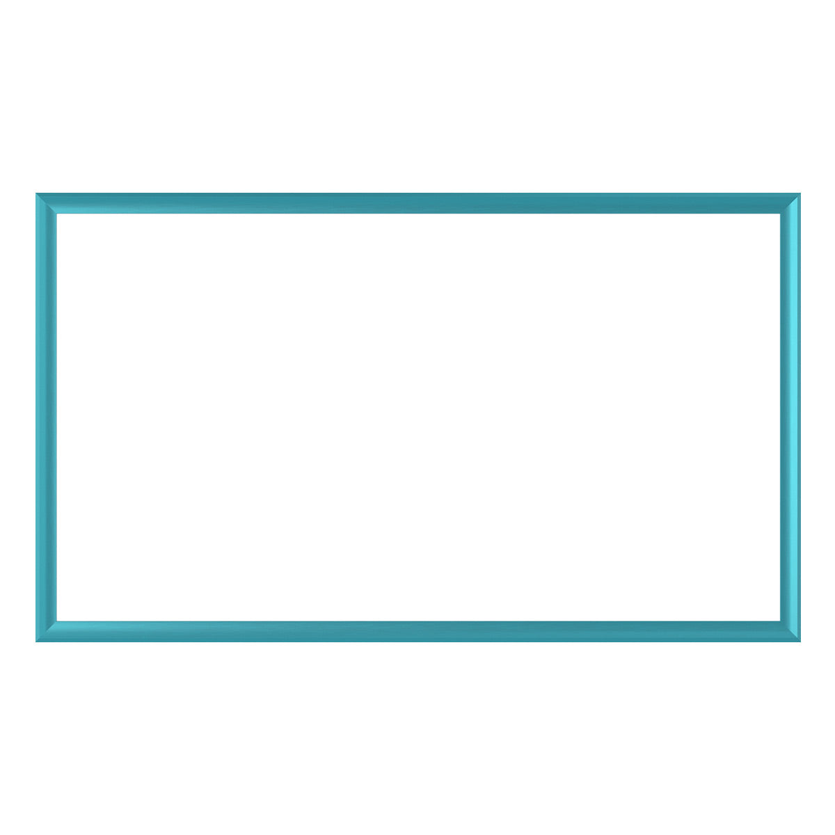 Deco TV Frames 55" Customizable Alloy Prismatic Frame for Samsung The Frame TV 2021-2024 (Turquoise)