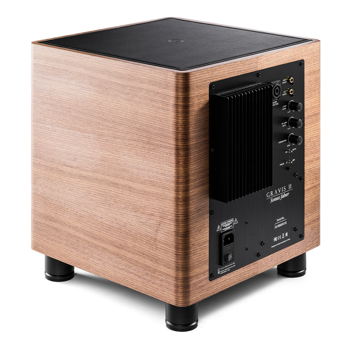 Sonus faber Gravis II Active Subwoofer - Each (Walnut)