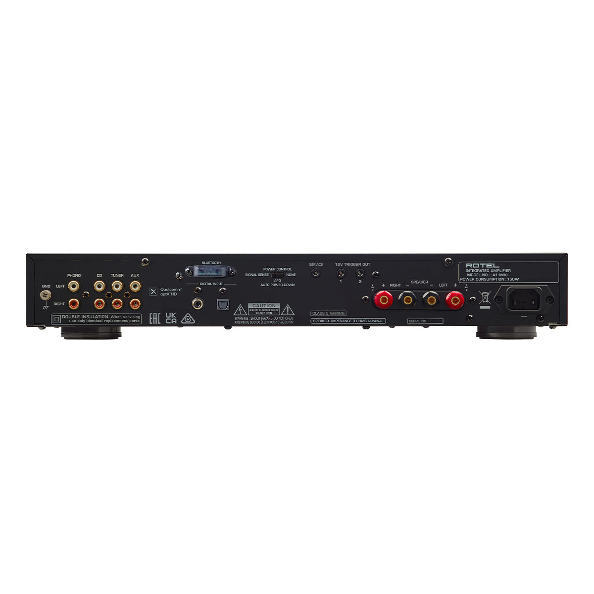 Rotel A11 MKII Integrated Amplifier (Silver)