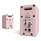 Kanto ORA Bluetooth Speakers Bundle with AudioQuest Jack Russell Subwoofer Cable - 4m (Pink)