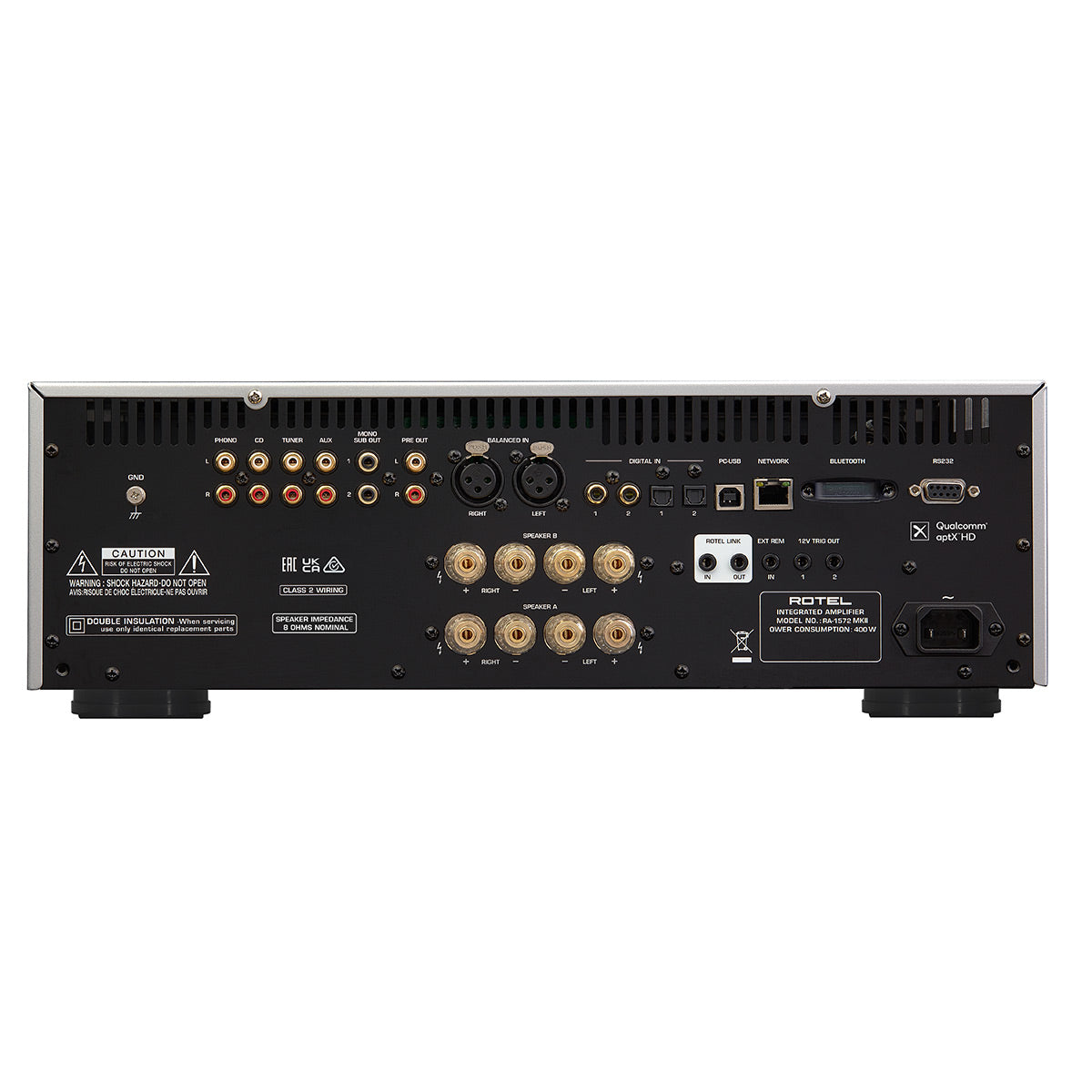 Rotel RA-1572MKII Integrated Amplifier (Black)