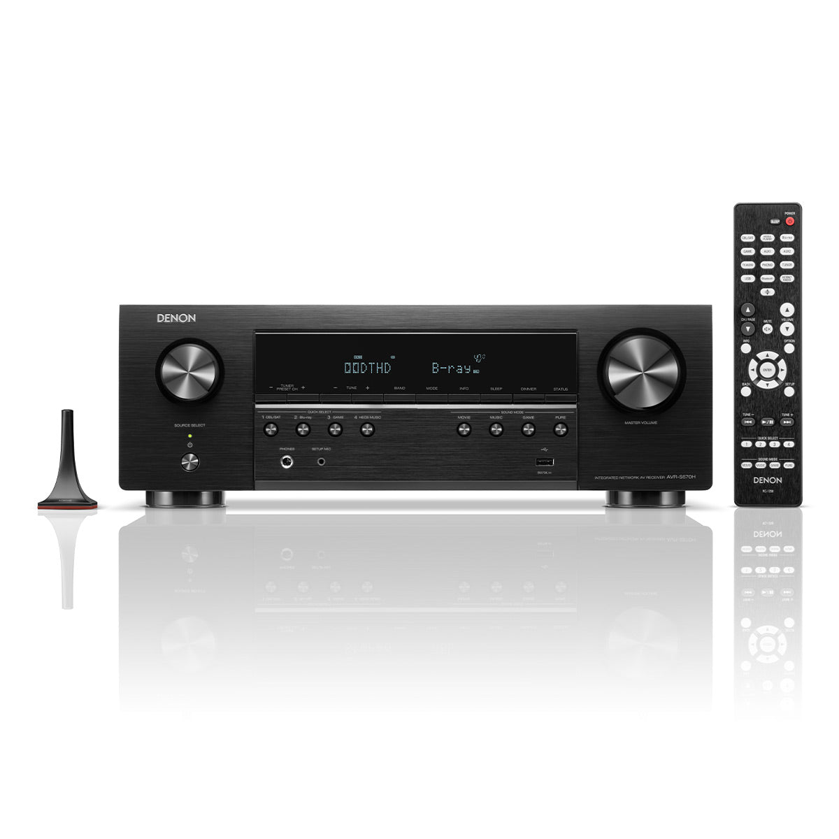 Denon AVR-S670H 5.2 Channel 8K Home Theater Receiver with