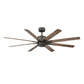 Modern Forms Renegade Smart Ceiling Fan - 66&rdquo; (Oil Rubbed Bronze/Barn Wood)