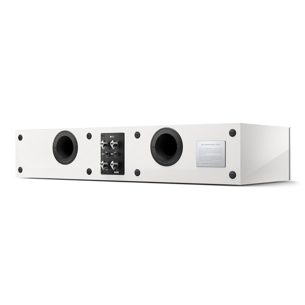 KEF Reference 4 Meta Center Channel Speaker (High-Gloss White/Champagne)
