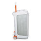 JBL Partybox Stage 320 Portable Party Speaker Bundle with Additional Battery 400 (White)