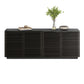 BDI Corridor 8109 4-Door Storage Credenza (Charcoal Stained Ash)