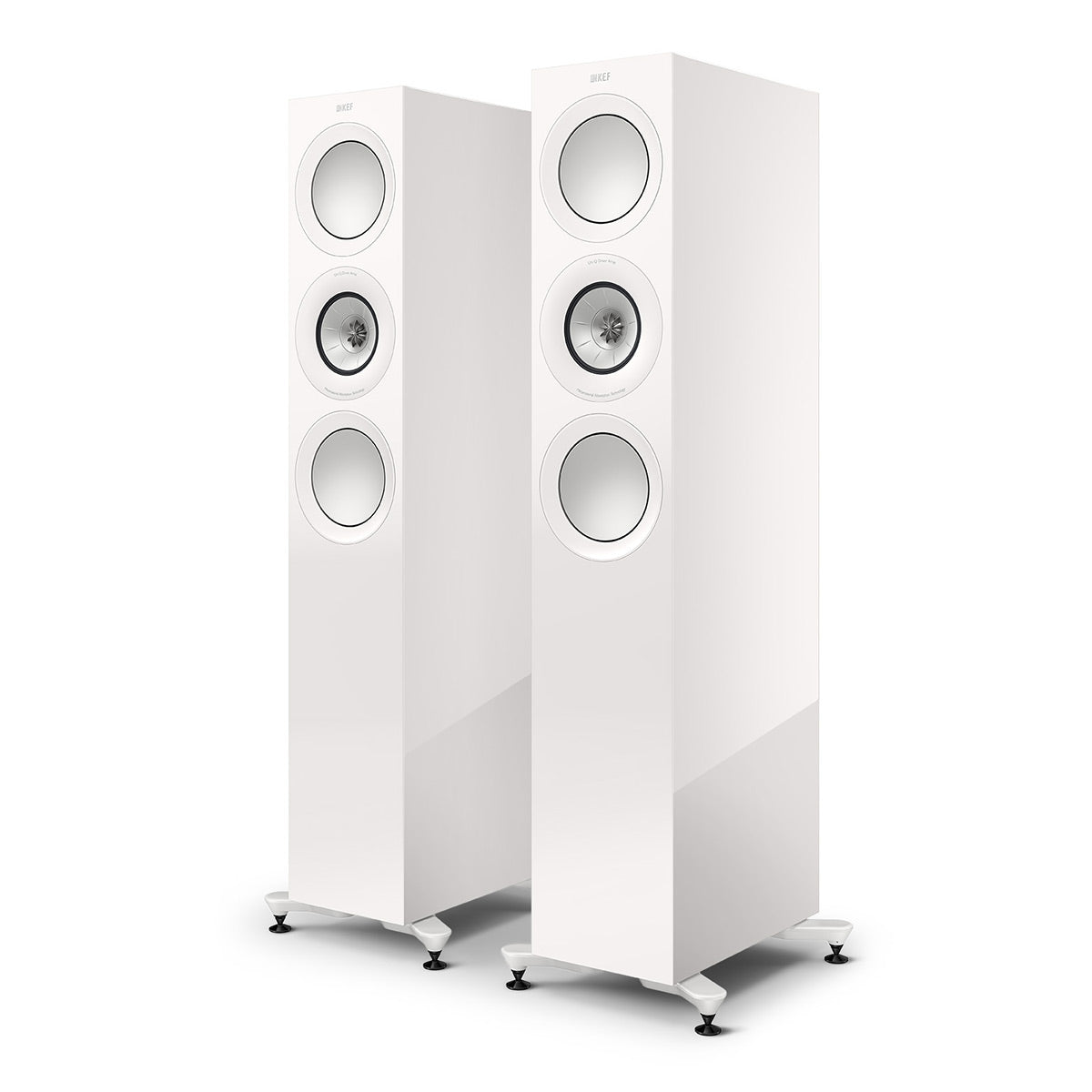 KEF R7 Meta Floorstanding Speaker - Each (Gloss White)