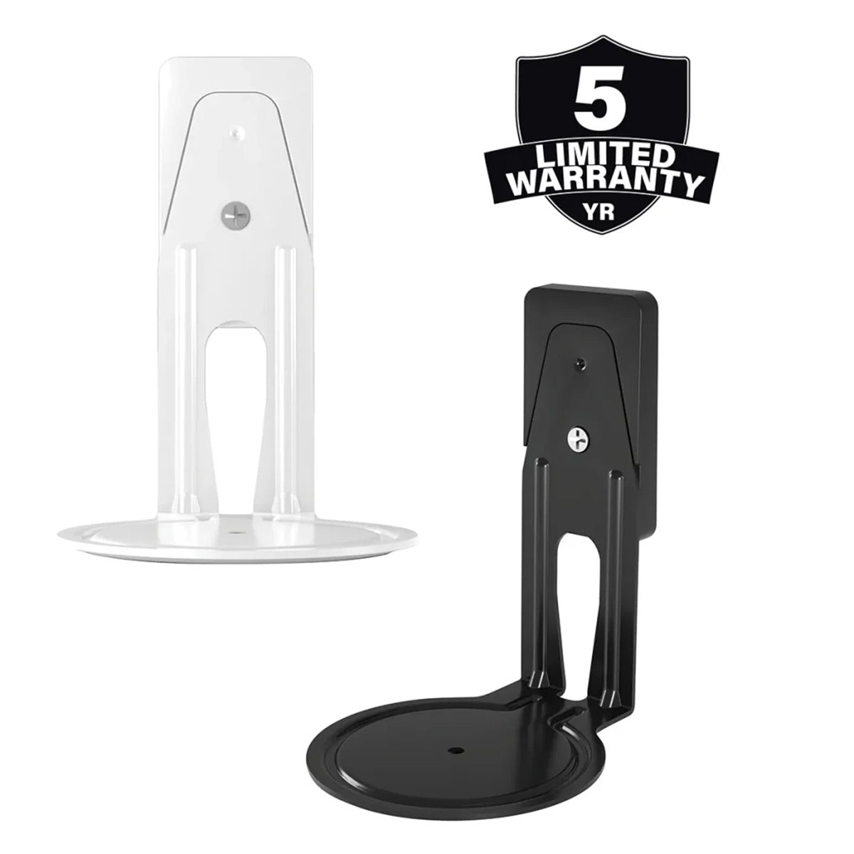 Sanus WSFME12 Fixed Speaker Wall Mounts for Sonos Ear 100 - Pair (Black)