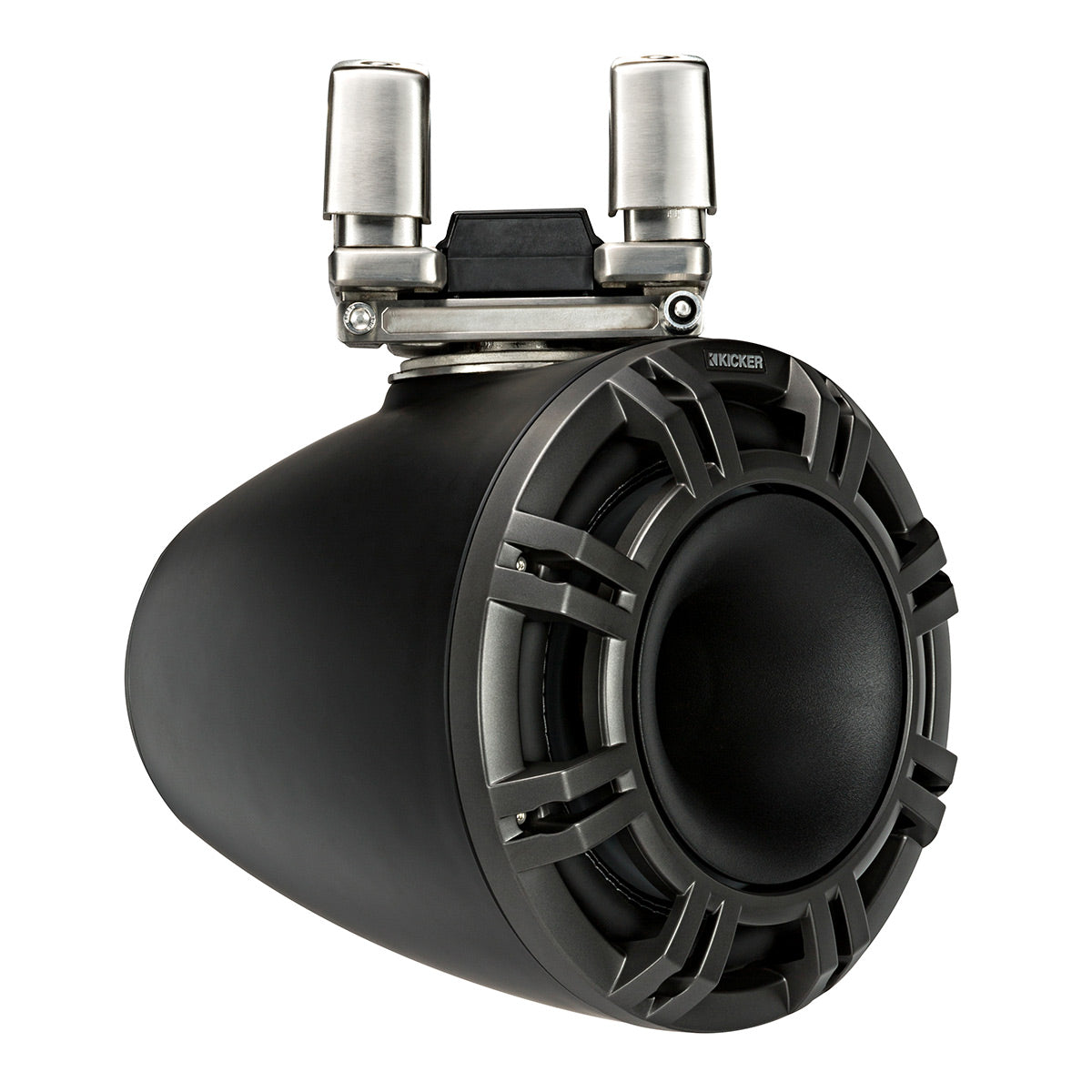 Kicker 44KMTC9 9" Full-Range Marine Tower Speakers - Pair (Charcoal)