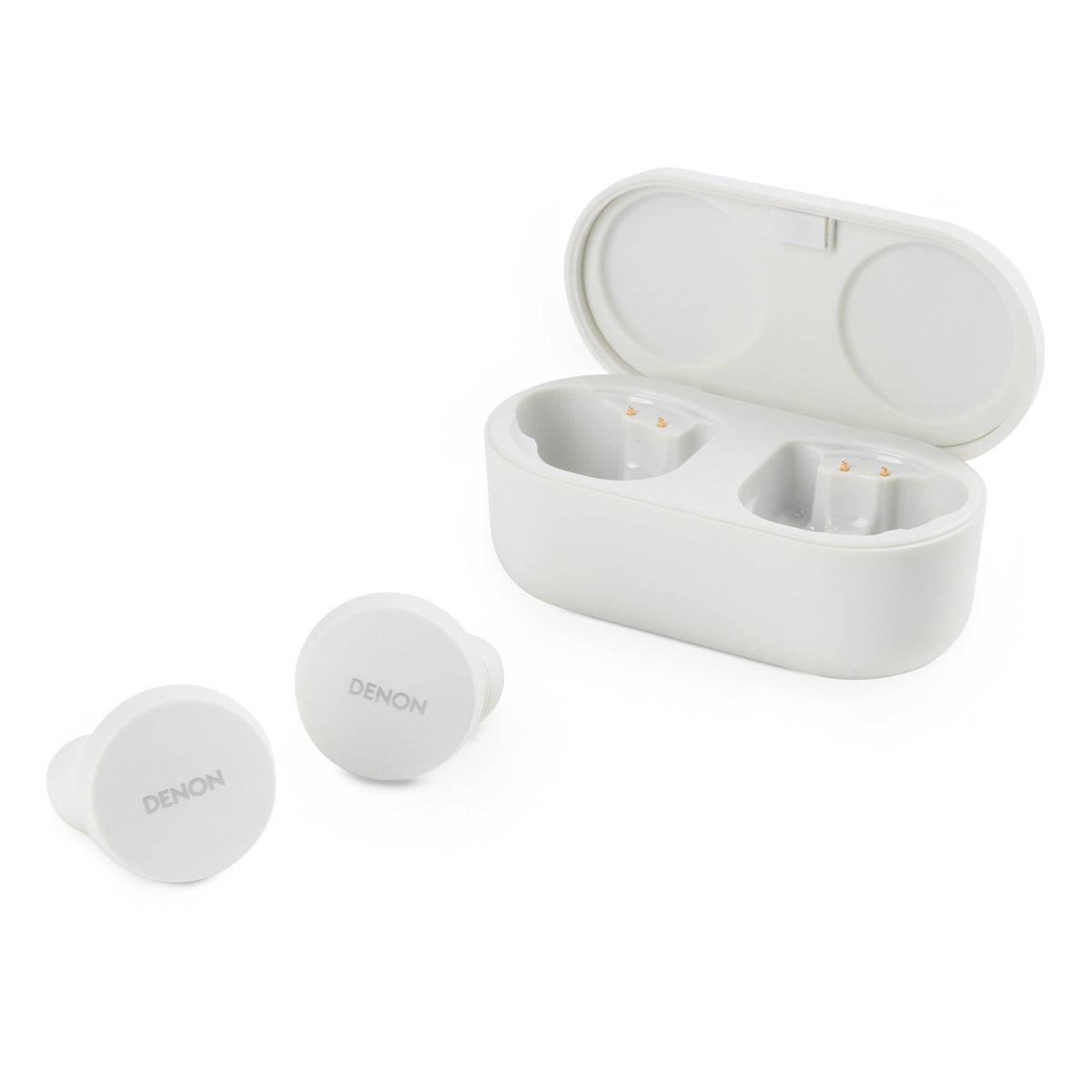 Denon PerL True Wireless Earbuds with Active Noise Cancellation & Adaptive Acoustic Technology (White)