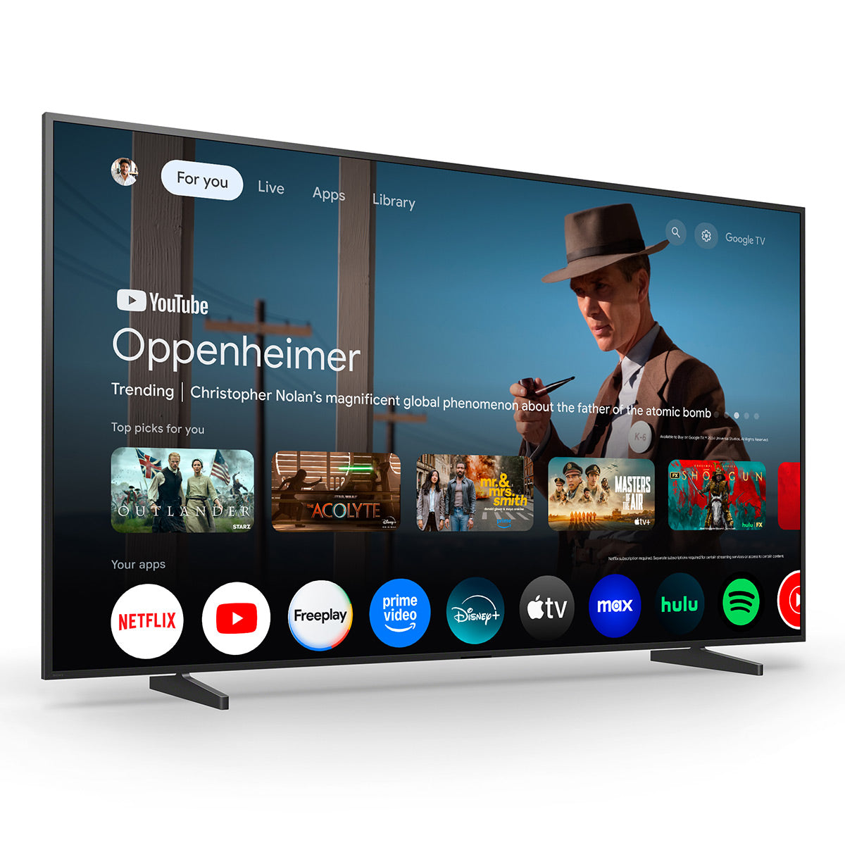 Sony BRAVIA 5 98 Inch Mini LED 4K HDR Google TV (2025) with AudioQuest SKY 3m HDMI Cable