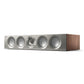 KEF Reference 4 Meta Center Channel Speaker (Satin Walnut/Silver)