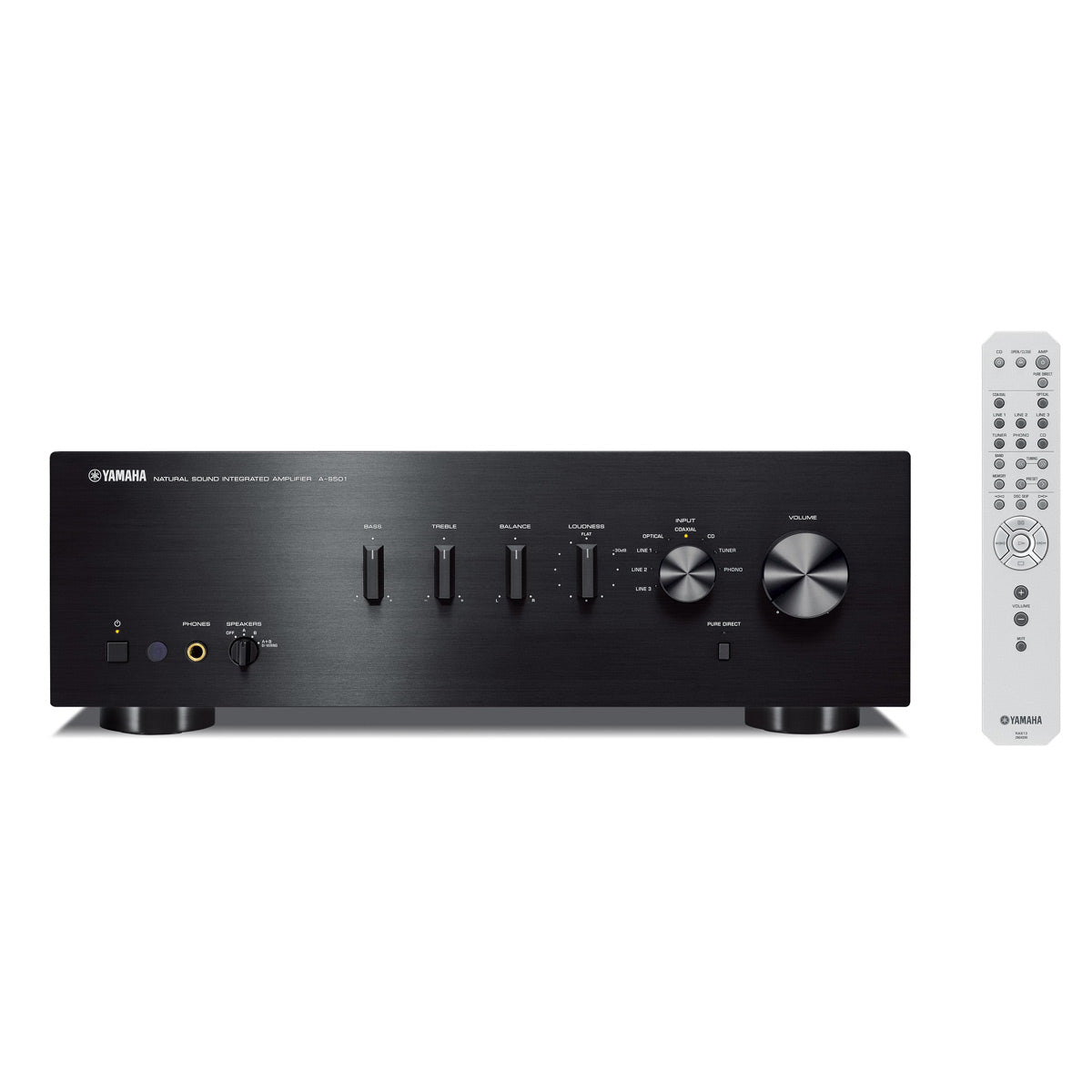Yamaha A-S501 Amplifier Bundle with AudioQuest Jack Russell Cable (Black)