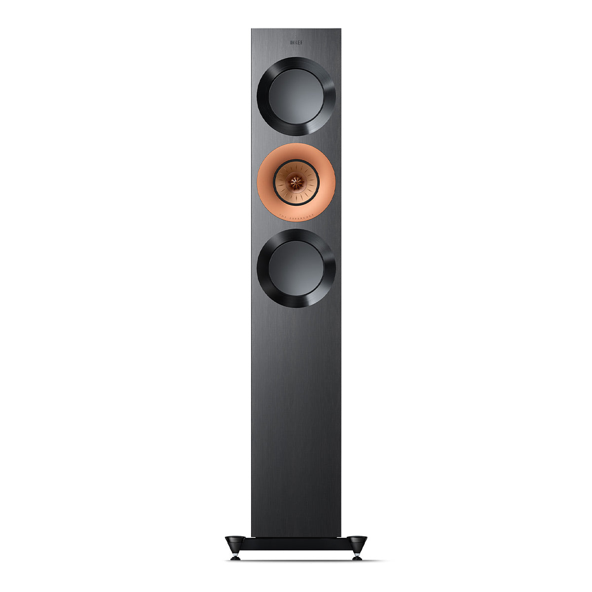 KEF Reference 3 Meta Floorstanding Speaker - Pair (High-Gloss Black/Copper)