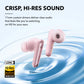 Soundcore Liberty 4 NC Wireless Headphones (Pastel Pink)