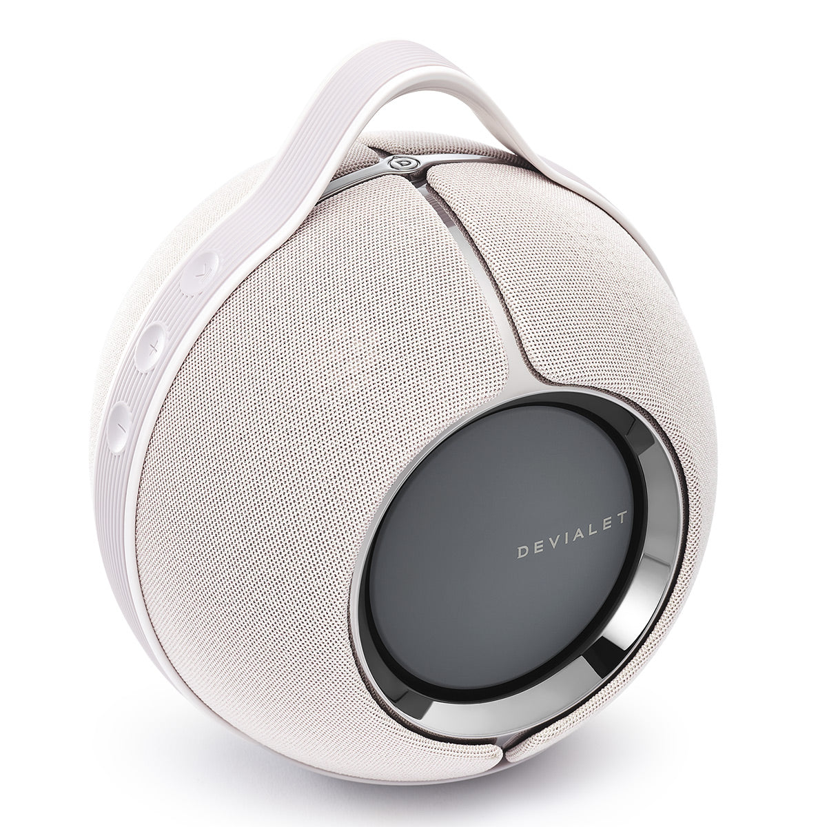 Devialet Mania Portable Bluetooth Smart Speaker (Sunset Rose) with Charging Station and Cocoon Felt Carrying Case
