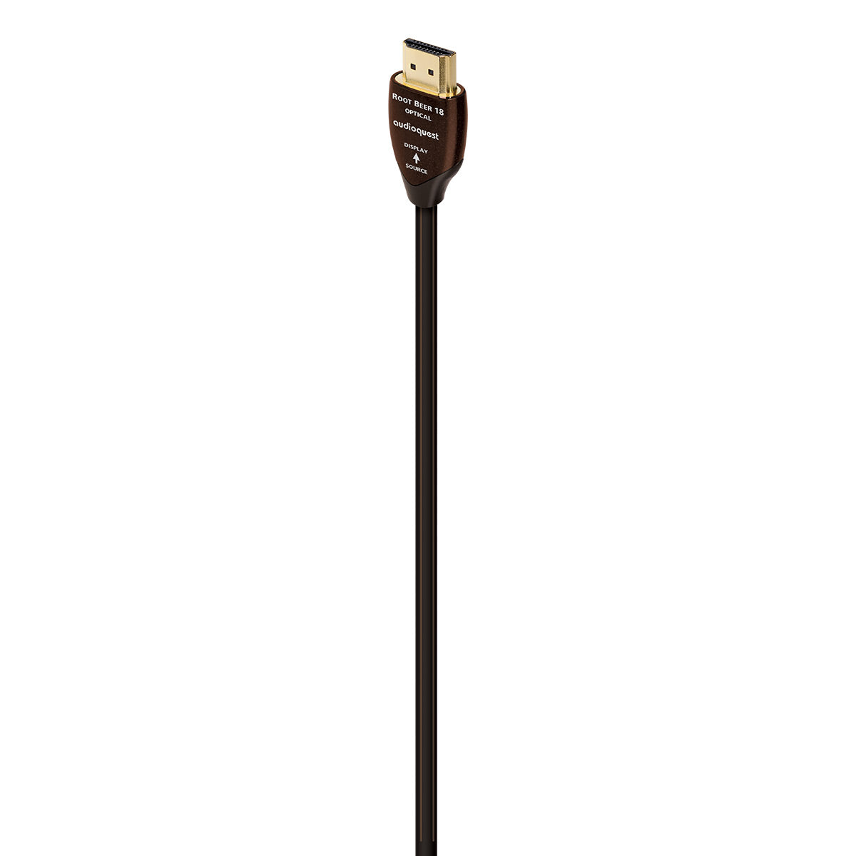 AudioQuest Root Beer 18 High Speed 18Gbps Active HDMI 2.0b Cable - Each (50 ft.)