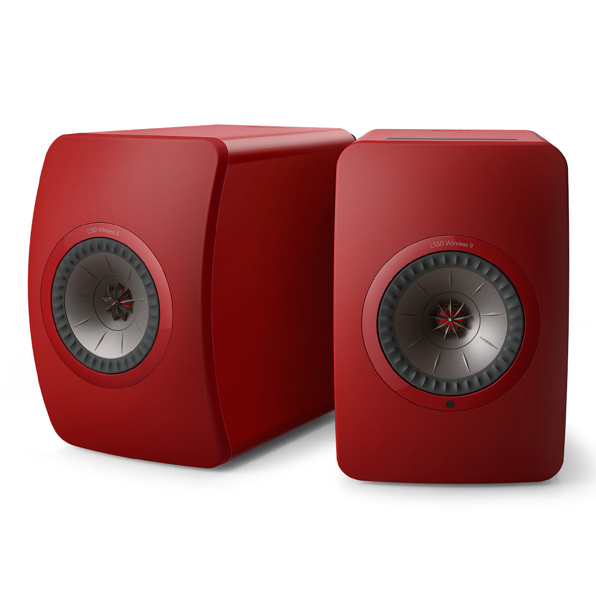 KEF LS50 Wireless II Music System - Pair (Crimson Red Special Edition)