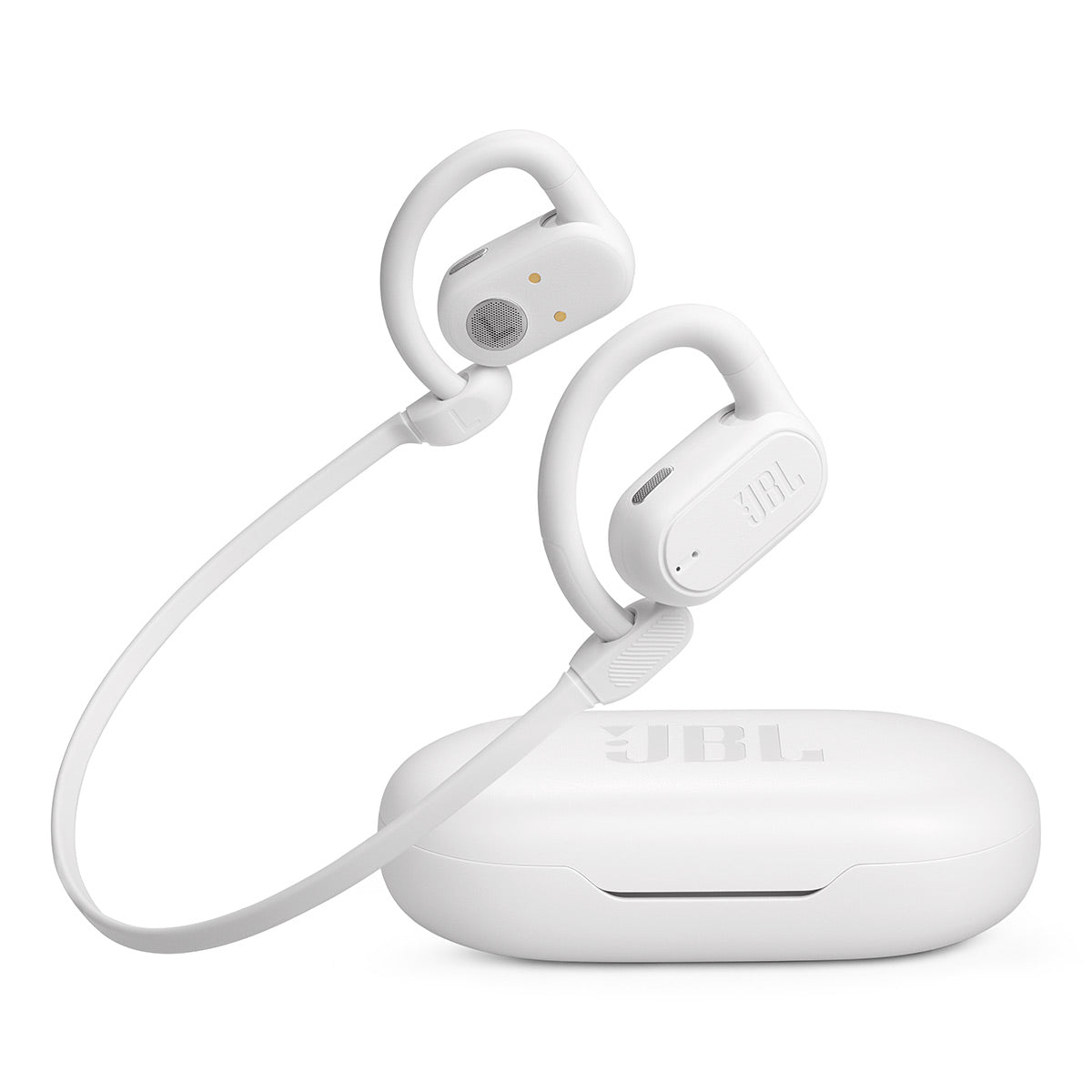 JBL Soundgear Sense Hybrid Open-Ear Headphones with Detachable Neckband (White)