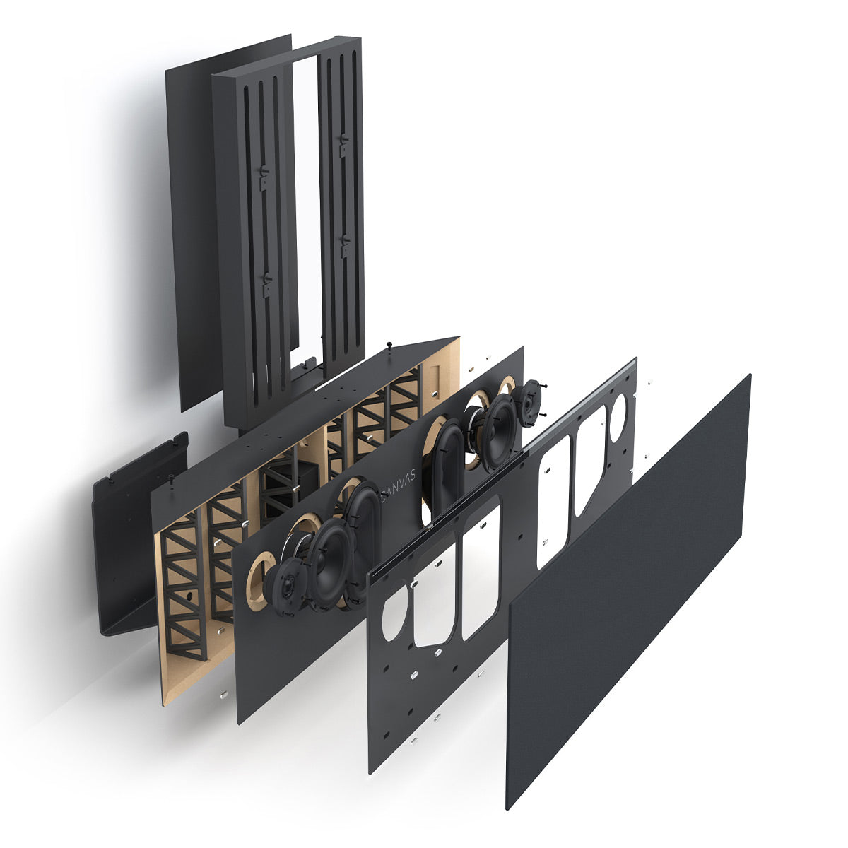 Canvas HiFi 77" Speaker Audio System (Black)