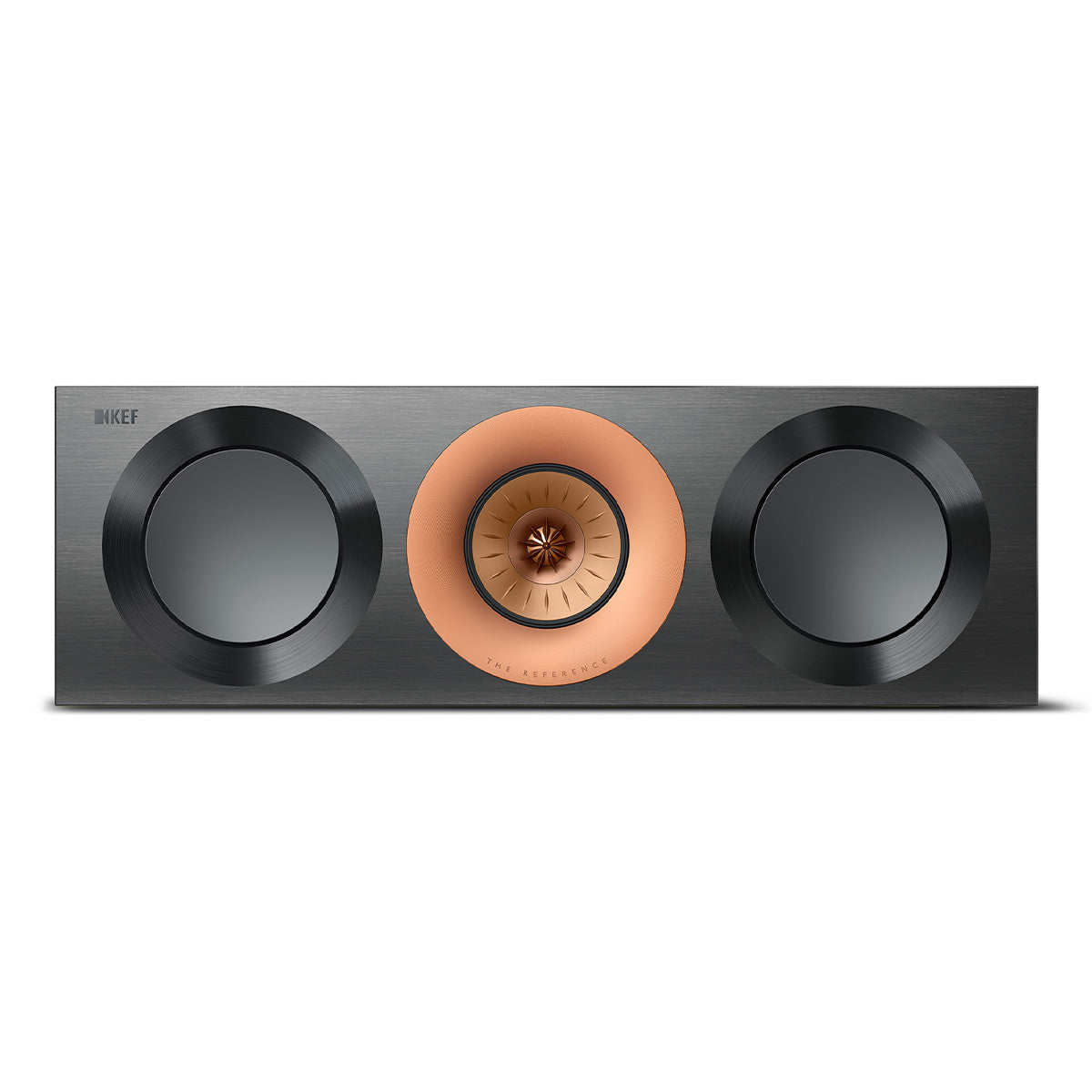 KEF Reference 2 Center Channel Speaker - Each (High-Gloss Black/Copper)
