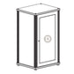 Salamander Designs Synergy 402 AV Cabinet (Black Oak with Black Posts)