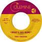 What's His Name - 7-Inch Single