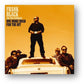 Album cover featuring five men posing on and around a white car against a yellow background