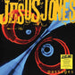 Yellow translucent vinyl LP with abstract red and blue circular artwork on the cover