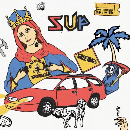 SUP - Half Red / Half Blue - Vinyl LP