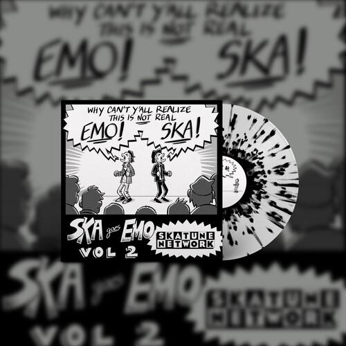 SKA GOES EMO, VOL. 2 - Vinyl LP (White/Black)