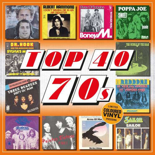 Top 40 70s / Various - 140-Gram Colored Vinyl - Vinyl LP 140 Gram