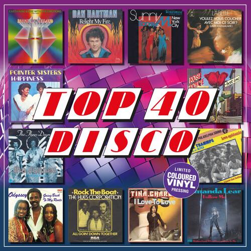 Top 40 Disco / Various - 140-Gram Colored Vinyl - Vinyl LP 140 Gram