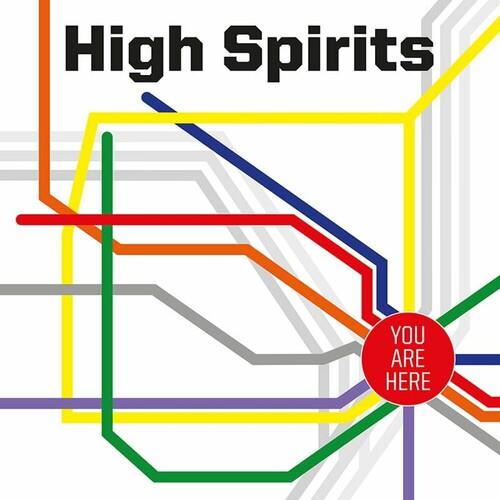 You Are Here - blue w/ white & red splatter - Vinyl LP (Blue/White/Red)
