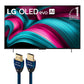 LG LG OLED42C5PUA 42 Inch 4K OLED evo C5 Smart TV with AudioQuest SKY 3m HDMI Cable
