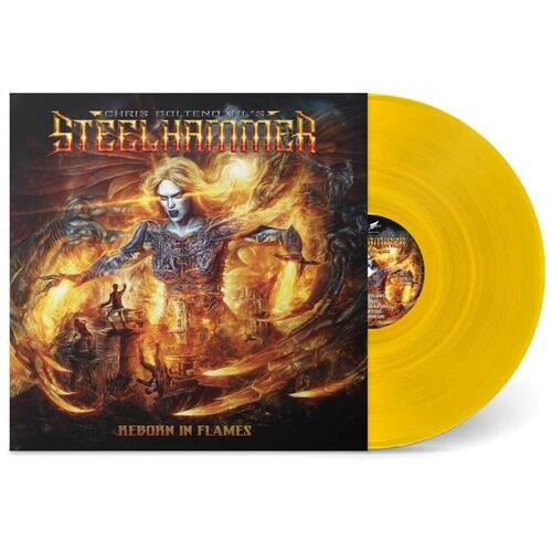 Reborn In Flames - Sun Yellow - Limited Edition Vinyl LP (Yellow)